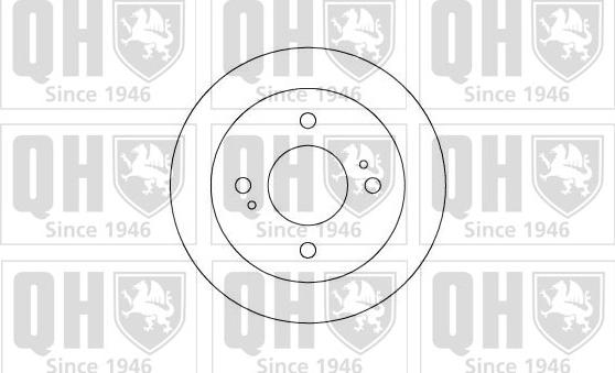 Quinton Hazell BDC3541 - Disque de frein cwaw.fr