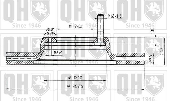 Quinton Hazell BDC3502 - Disque de frein cwaw.fr