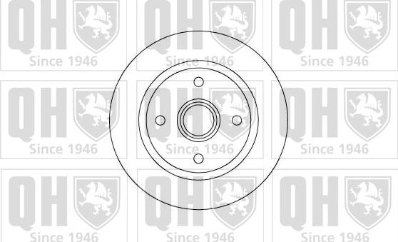 Quinton Hazell BDC3650 - Disque de frein cwaw.fr