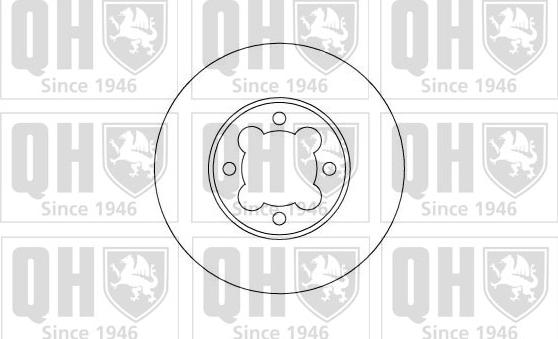 Quinton Hazell BDC3604 - Disque de frein cwaw.fr