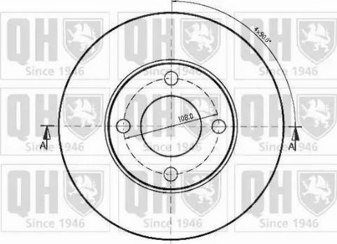 Quinton Hazell BDC3630 - Disque de frein cwaw.fr