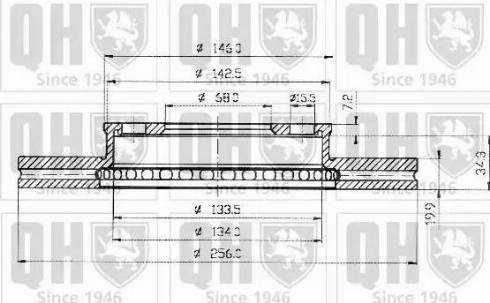 Quinton Hazell BDC3630 - Disque de frein cwaw.fr