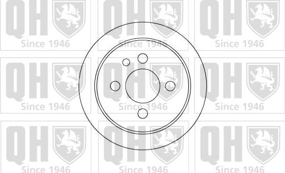 Quinton Hazell BDC3638 - Disque de frein cwaw.fr