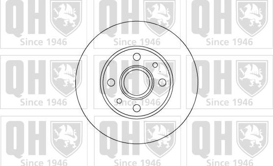 Quinton Hazell BDC3110 - Disque de frein cwaw.fr