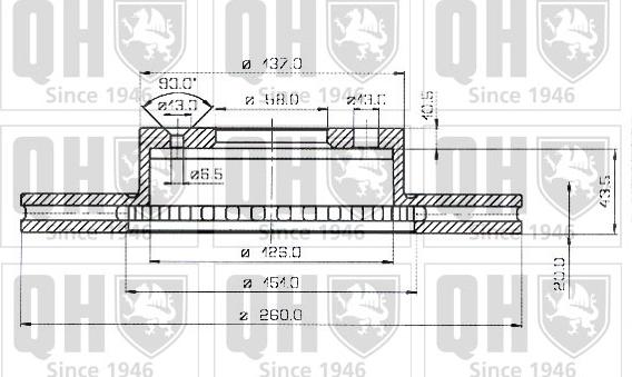 Quinton Hazell BDC3180 - Disque de frein cwaw.fr