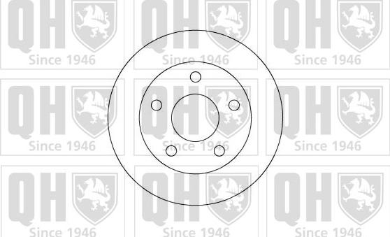 Quinton Hazell BDC3821 - Disque de frein cwaw.fr