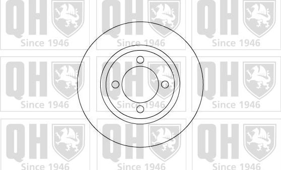 Quinton Hazell BDC3346 - Disque de frein cwaw.fr