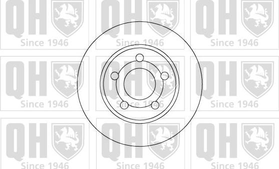 Quinton Hazell BDC3316 - Disque de frein cwaw.fr