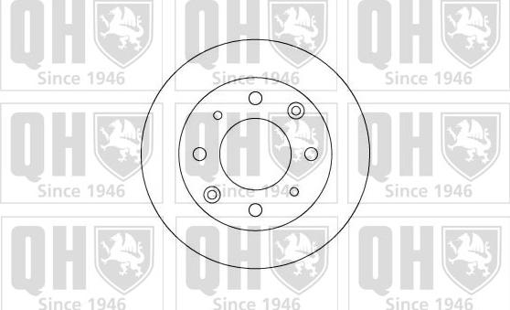 Quinton Hazell BDC3384 - Disque de frein cwaw.fr