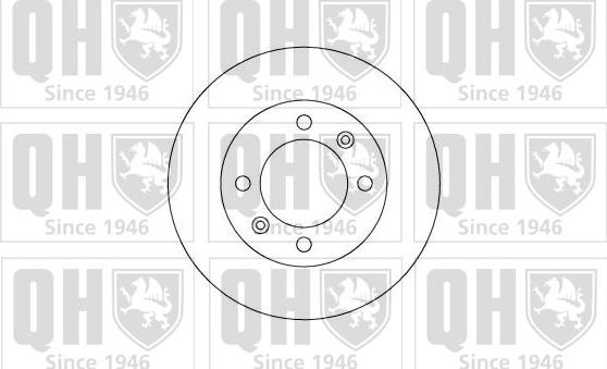 Quinton Hazell BDC3756 - Disque de frein cwaw.fr