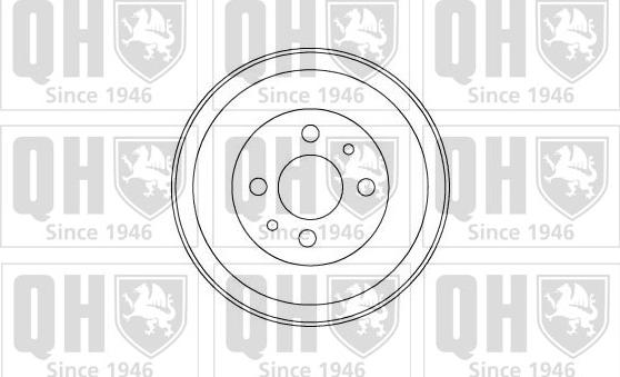 Quinton Hazell BDR391 - Tambour de frein cwaw.fr