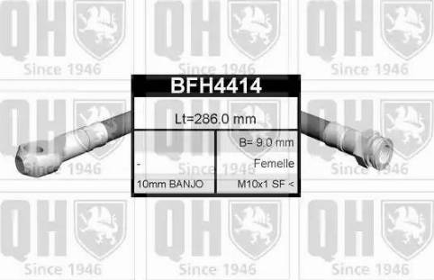 Quinton Hazell BFH4414 - Flexible de frein cwaw.fr