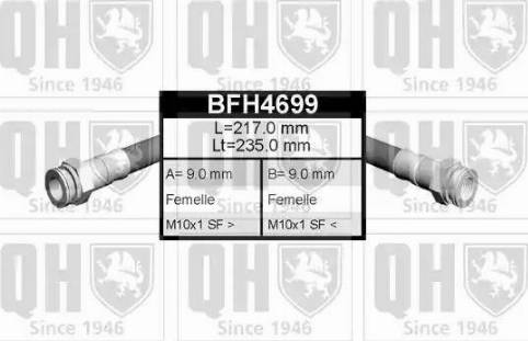 Quinton Hazell BFH4699 - Flexible de frein cwaw.fr