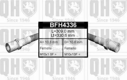 Quinton Hazell BFH4336 - Flexible de frein cwaw.fr