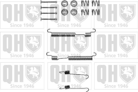 Quinton Hazell BFK457 - Kit d'accessoires, mâchoire de frein cwaw.fr