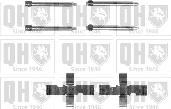 Quinton Hazell BFK656 - Kit d'accessoires, plaquette de frein à disque cwaw.fr