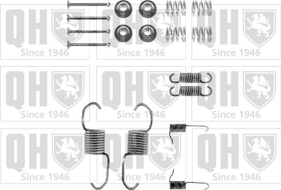 Quinton Hazell BFK353 - Kit d'accessoires, mâchoire de frein cwaw.fr