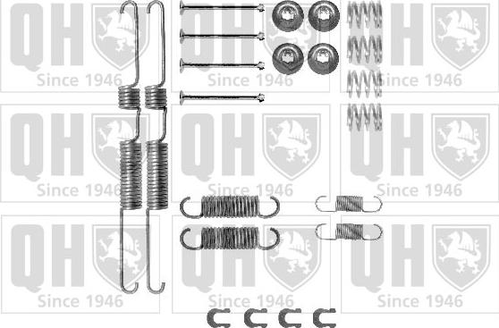 Quinton Hazell BFK364 - Kit d'accessoires, mâchoire de frein cwaw.fr