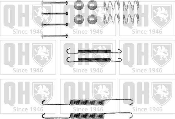 Quinton Hazell BFK300 - Kit d'accessoires, mâchoire de frein cwaw.fr