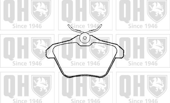 Quinton Hazell BP901 - Kit de plaquettes de frein, frein à disque cwaw.fr