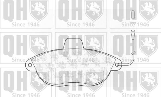 Quinton Hazell BP903 - Kit de plaquettes de frein, frein à disque cwaw.fr