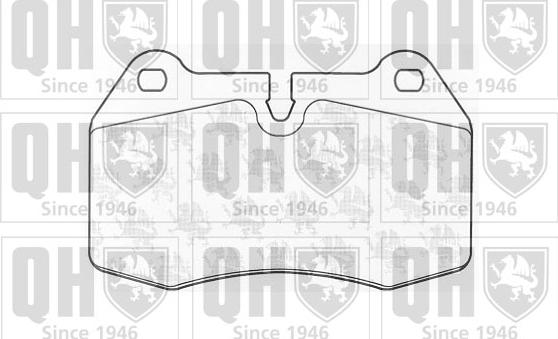 Quinton Hazell BP902 - Kit de plaquettes de frein, frein à disque cwaw.fr