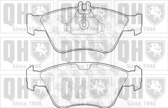 Quinton Hazell BP919 - Kit de plaquettes de frein, frein à disque cwaw.fr