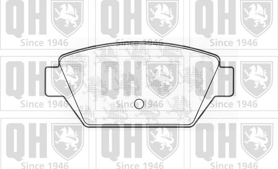 Quinton Hazell BP513 - Kit de plaquettes de frein, frein à disque cwaw.fr