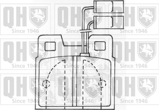 Quinton Hazell BP527 - Kit de plaquettes de frein, frein à disque cwaw.fr