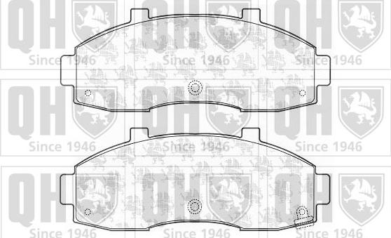 Quinton Hazell BP1079 - Kit de plaquettes de frein, frein à disque cwaw.fr