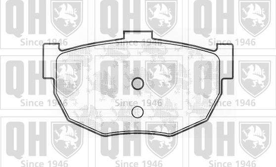 Quinton Hazell BP1154 - Kit de plaquettes de frein, frein à disque cwaw.fr