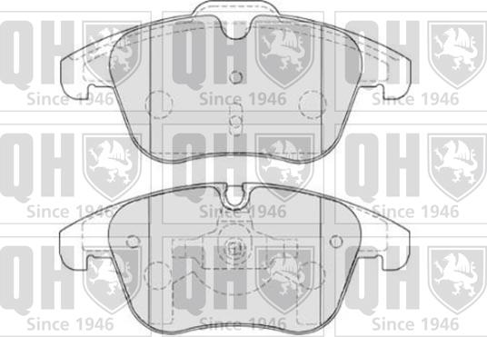 Quinton Hazell BP1809 - Kit de plaquettes de frein, frein à disque cwaw.fr