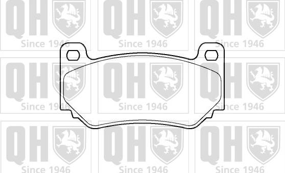 Quinton Hazell BP1391 - Kit de plaquettes de frein, frein à disque cwaw.fr