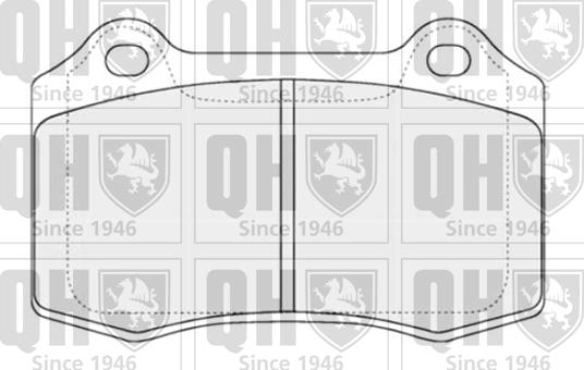 Quinton Hazell BP1310 - Kit de plaquettes de frein, frein à disque cwaw.fr