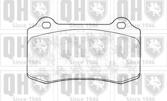 Quinton Hazell BP1339 - Kit de plaquettes de frein, frein à disque cwaw.fr