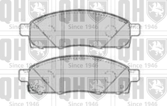Quinton Hazell BP1793 - Kit de plaquettes de frein, frein à disque cwaw.fr