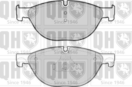Quinton Hazell BP1756 - Kit de plaquettes de frein, frein à disque cwaw.fr