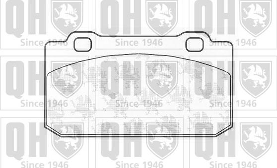 Quinton Hazell BP347 - Kit de plaquettes de frein, frein à disque cwaw.fr
