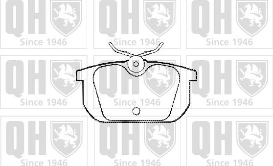 Quinton Hazell BP369 - Kit de plaquettes de frein, frein à disque cwaw.fr