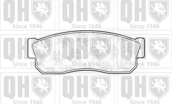 Quinton Hazell BP229 - Kit de plaquettes de frein, frein à disque cwaw.fr
