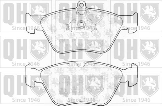 Quinton Hazell BP793 - Kit de plaquettes de frein, frein à disque cwaw.fr