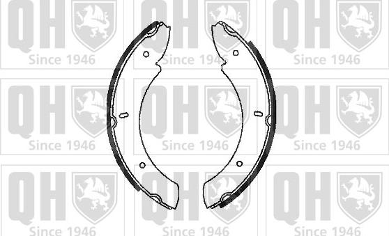 Quinton Hazell BS938 - Jeu de mâchoires de frein, frein de stationnement cwaw.fr