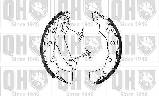 Quinton Hazell BS1084 - Jeu de mâchoires de frein cwaw.fr