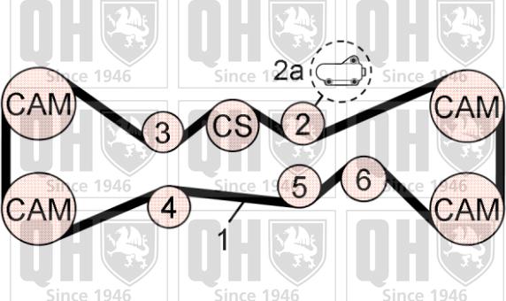 Quinton Hazell QBK771 - Kit de distribution cwaw.fr