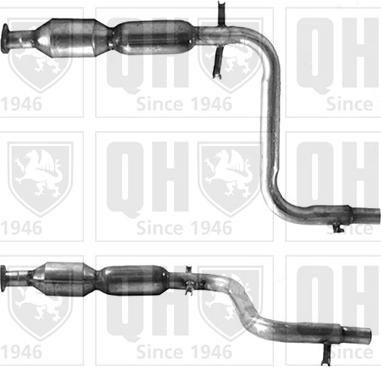 Quinton Hazell QCAT90235 - Catalyseur cwaw.fr