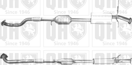 Quinton Hazell QCAT91437H - Catalyseur cwaw.fr