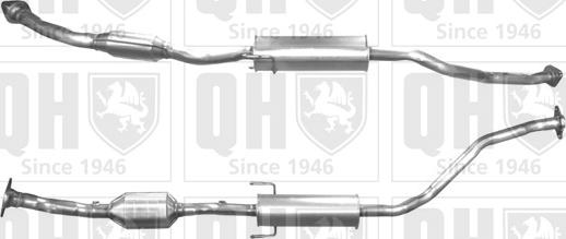 Quinton Hazell QCAT91071 - Catalyseur cwaw.fr