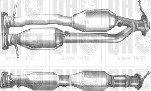 Quinton Hazell QCAT91227 - Catalyseur cwaw.fr