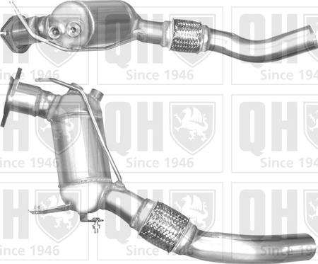 Quinton Hazell QCAT80487H - Catalyseur cwaw.fr