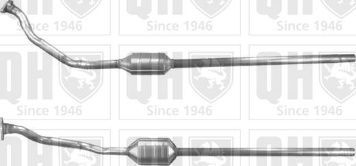 Quinton Hazell QCAT80052 - Catalyseur cwaw.fr
